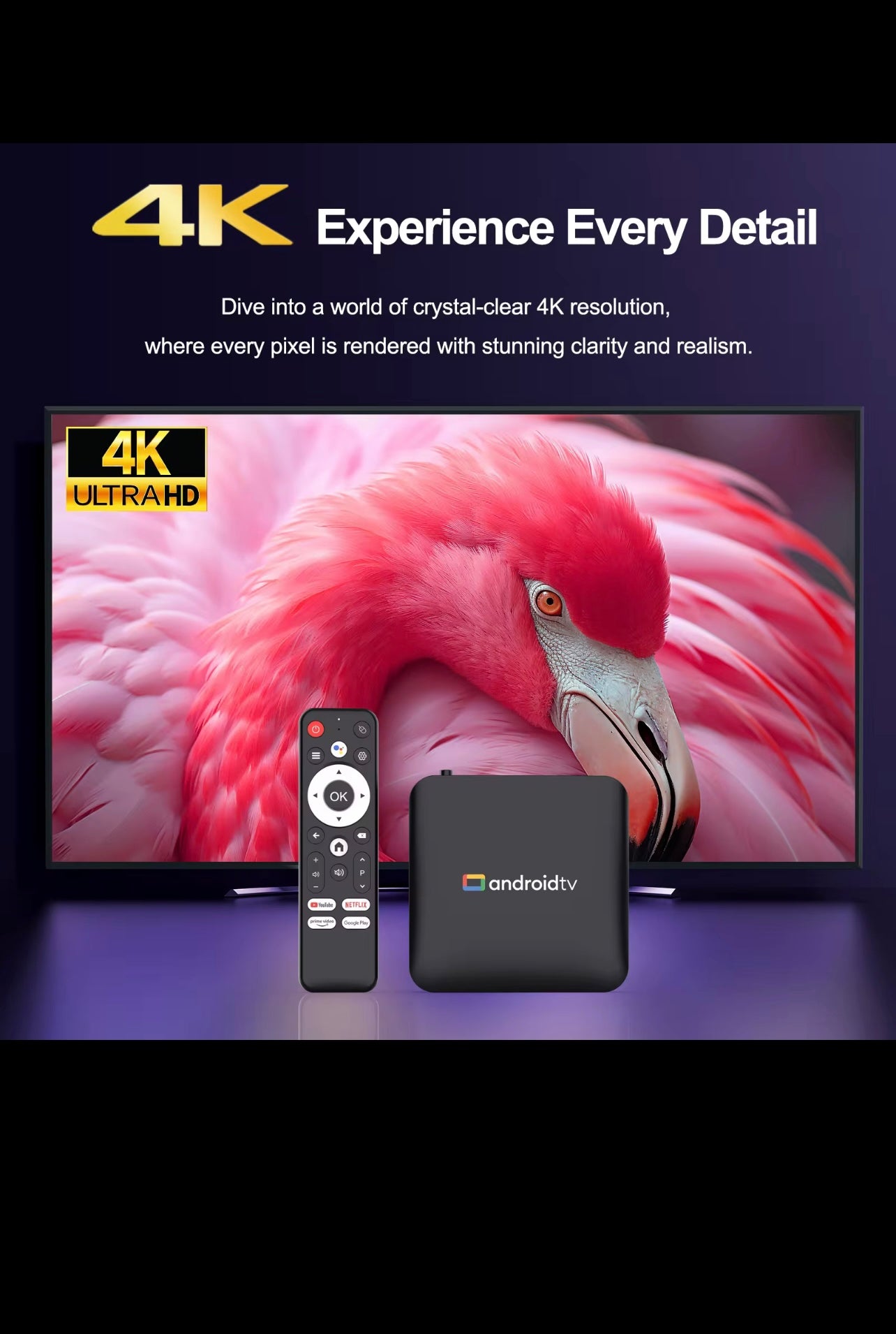 AndroidTv H96 Max S905L3 Quad Core 4K UHD Dual WiFi Android 14