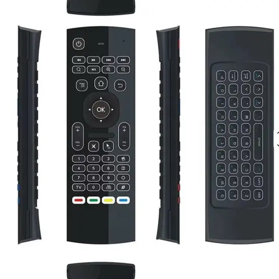 Backlit Air Mouse 2.4G Wireless Keyboard Remote Control para Android TV Box, Smart TV, PC y Proyector