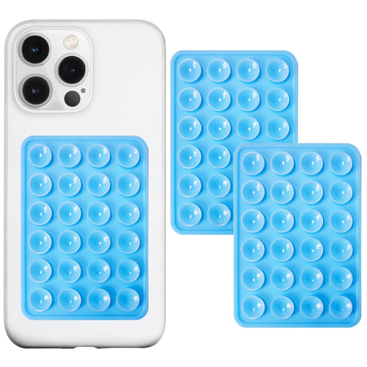 2 Pack Cup Phone Mount – Double-Sided Silicone Sticky Holder & Bulk Non-slip Phone Case Adhesive Mount  for iPhone & Android | Hands-Free Grip Stand for Videos, Selfies & More.